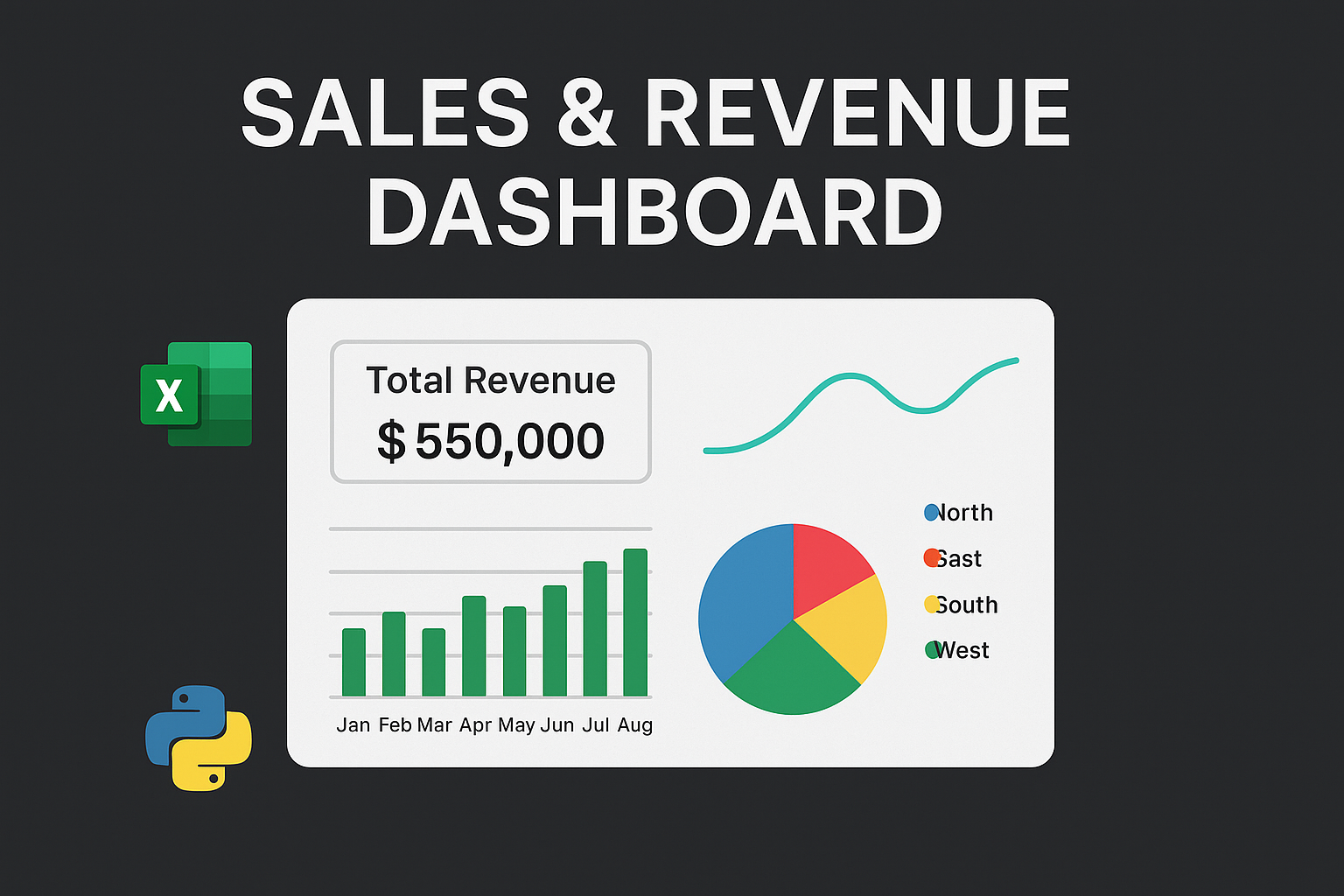 Sales Revenue Dashboard preview
